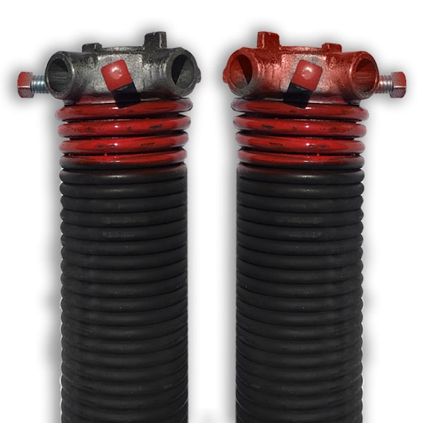 Dura-Lift 0.225 in Wirex2 in Dx31 in L Torsion Springs Red Left & Right Wound Pair Sectional Garage Doors DLTR231B - main